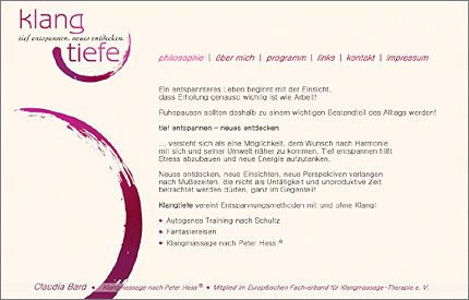 Klangtiefe - Claudia Bard